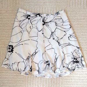 KEEPSAKE the Label Black and White Floral Skirt